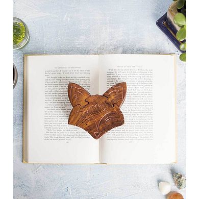 Fox Face Puzzle Box - Hand Carved