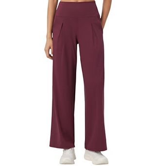 Women's High Waist Pleated Wide Leg Sweatpants with Smooth Stretch Fabric and Relaxed Silhouette