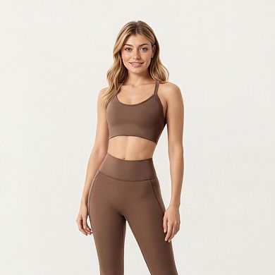 Women's High Waist Full Length Leggings with Smooth Stretch Fabric and Contoured Fit