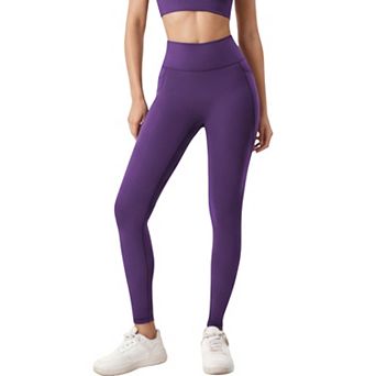 Women's High Waist Full Length Leggings with Smooth Stretch Fabric and Contoured Fit