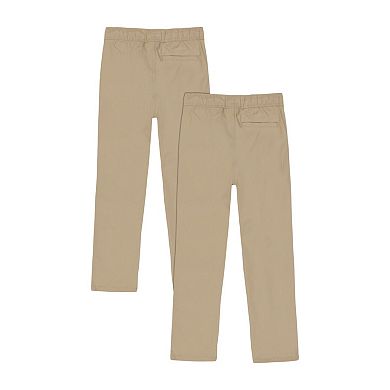 Boys 6-20 Approved Schoolwear Pull-On Pants 2-Pack