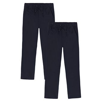 Boys 6-20 Approved Schoolwear Pull-On Pants 2-Pack