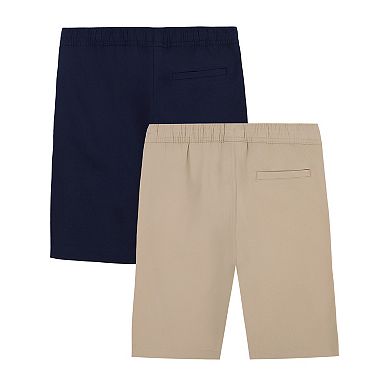 Boys 6-20 Approved Schoolwear Pull-On Shorts 2-Pack