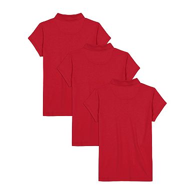 Girls 6-16 Approved Schoolwear Short Sleeve Jersey Polo