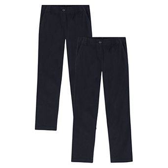 Girls 4-16 Approved Schoolwear Pull-On Wide Leg Stretch Twill Pants