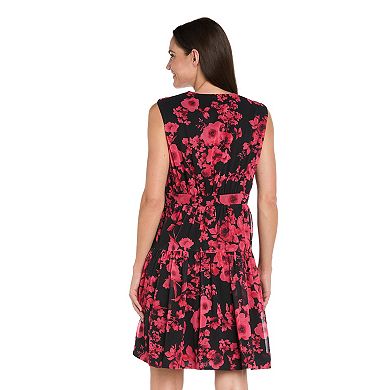 Women's R&M Richards Printed Short Dress