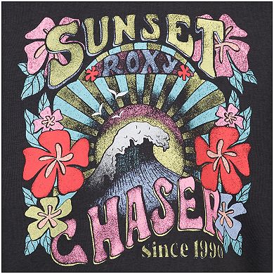 Girls 7-16 Roxy Sunset Chaser Graphic Crew Sweatshirt