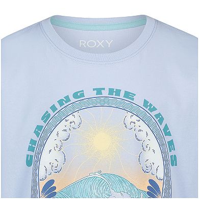 Girls 7-16 Roxy Chasing Waves Oversized Graphic Tee