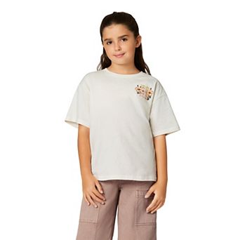 Girls 7-16 Roxy Chasing Waves Oversized Graphic Tee