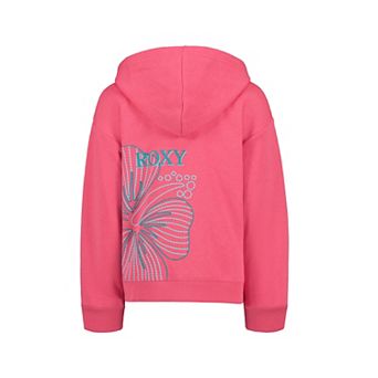 Girls 7-16 Roxy Hibiscus Stitch Zip Hoodie
