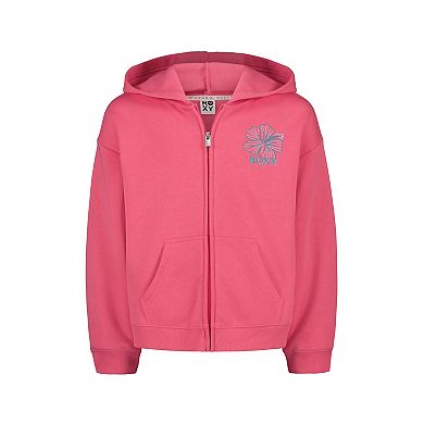 Girls 7-16 Roxy Hibiscus Stitch Zip Hoodie