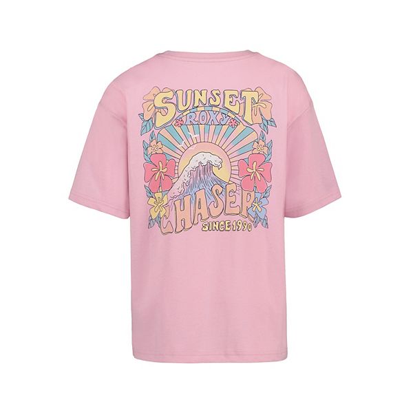 Girls 7-16 Roxy Sunset Chaser Oversized Graphic Tee