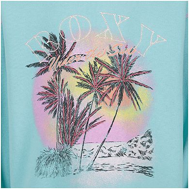 Girls 7-16 Roxy Have a Swell Day Graphic Crew Sweatshirt