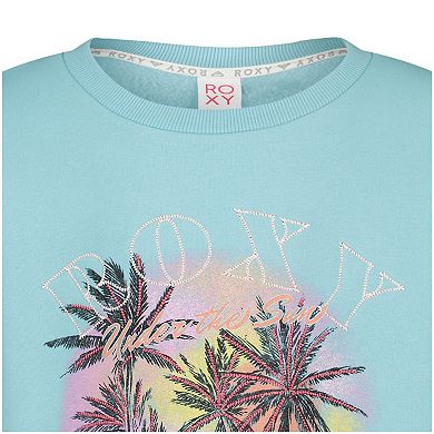Girls 7-16 Roxy Have a Swell Day Graphic Crew Sweatshirt