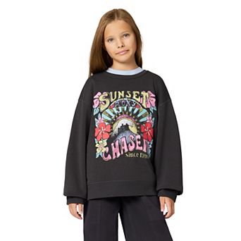 Girls 7-16 Roxy Have a Swell Day Graphic Crew Sweatshirt