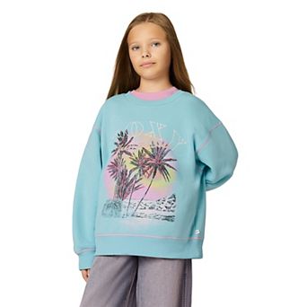 Girls 7-16 Roxy Have a Swell Day Graphic Crew Sweatshirt