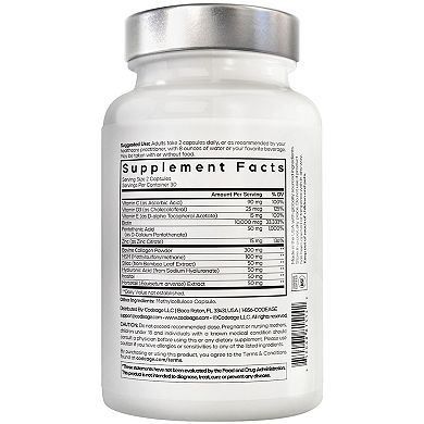 Amen Hair Vitamins, 10,000 mcg Biotin, Collagen, Vitamins, 60 ct