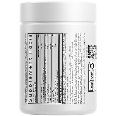 Codeage Liposomal Milk Thistle+, NAC, Artichoke, Dandelion, ALA, BioPerine Black Pepper, 60 ct