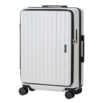LW 5524 Hardshell Expansion Front-openning, USB port,Cup-holder Spinner Luggage