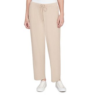 Hearts of Palm Women's Makin' Me Blush Solid Texture Hatchi Pant