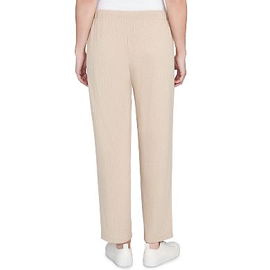 Hearts of Palm Women's Makin' Me Blush Solid Texture Hatchi Pant