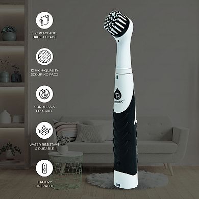 Pursonic Home Cleaning Power Bundle Cordless Power Scrubber + Automatic Toilet Bowl Cleaner Tablet