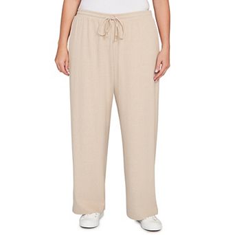 Hearts of Palm Plus Size Makin' Me Blush Solid Texture Hatchi Pant