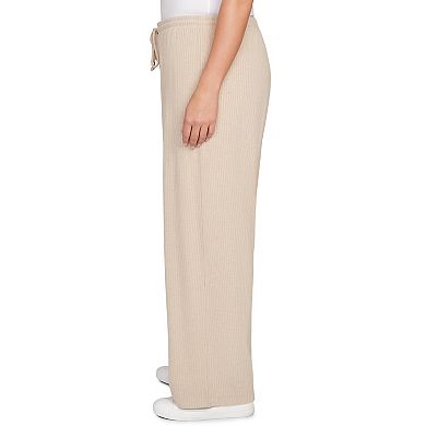 Hearts of Palm Plus Size Makin' Me Blush Solid Texture Hatchi Pant