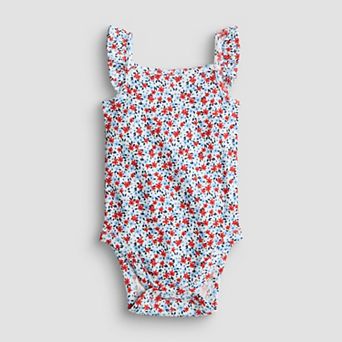 Baby Girl Jumping Beans® Flutter Sleeve Tank Bodysuit