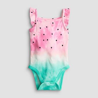Baby Girl Jumping Beans® Flutter Sleeve Tank Bodysuit