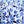 Blue Geometric Print
