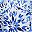 Blue Geometric Print