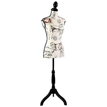SereneLife Female Torso Mannequin, Adjustable Dress Form 52-64", Lightweight, Stable Stand