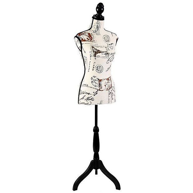 SereneLife Female Torso Mannequin, Adjustable Dress Form 52-64",  Lightweight, Stable Stand