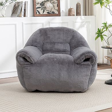 Comfy Bean Bag Sofa Chair with Back Support for Adults and Kids