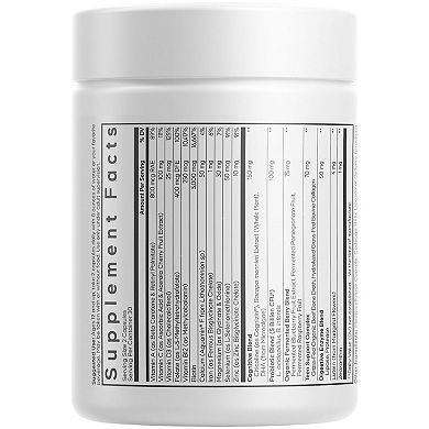 Codeage Teen Multivitamin+ Platinum, Vitamin A, E, B12, K2, Citicoline, Collagen, 60 ct