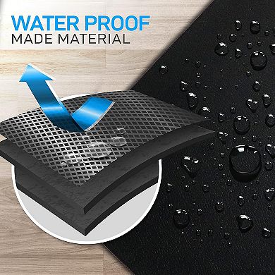 SereneLife Premium Portable Fitness Exercise Mat - 30" x 60" Non-Slip Gym Training Equipment