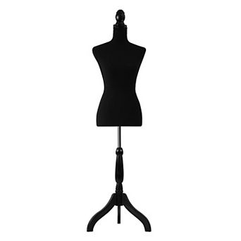 SereneLife Female Torso Mannequin, Adjustable 52-64” Dress Form, Lightweight, Tripod Stand