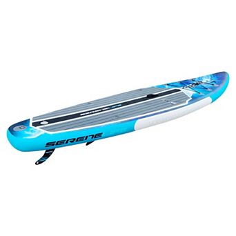 SereneLife 10'6" Inflatable Paddle Board - Wide Stable Design, Non-Slip Deck, Accessories