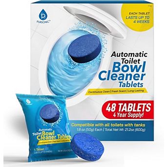 Automatic Toilet Bowl Cleaner Tablets Blue Gel Toilet Tank Cleaners
