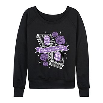 Women's One More Chapter Book & Roses French Terry Long Sleeve Tee