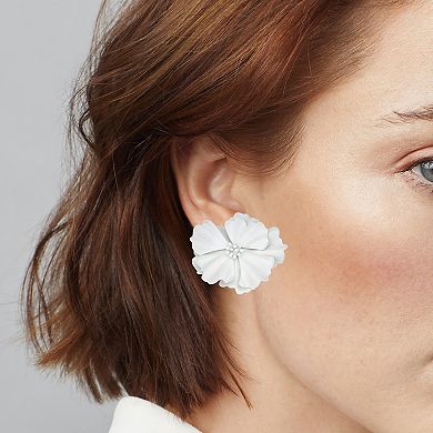 Simply Vera Vera Wang Oversize Flower Post Stud Earrings