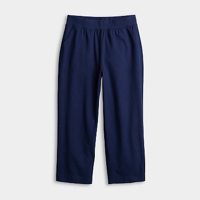 Women's Croft & Barrow® Cropped Relaxed Jersey Pants
