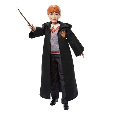Ron Weasley Gryffindor Uniform Fashion Doll with Wand Accessory