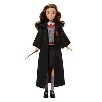 Hermione Granger Gryffindor Uniform Fashion Doll with Wand Accessory