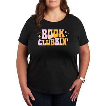 Plus Size Book Clubbin' Graphic Tee