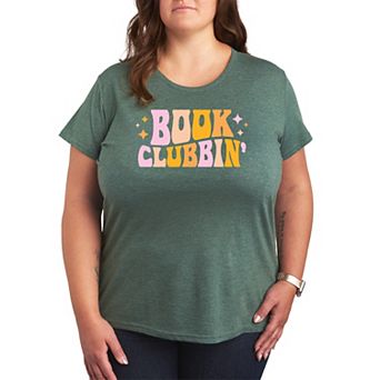 Plus Size Book Clubbin' Graphic Tee