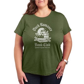 Plus Size Dark Romance Book Club Distressed Graphic Tee