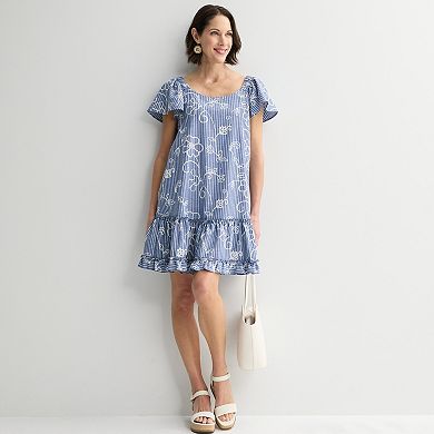 Women's Robbie Bee Off-Shoulder A-Line Dress