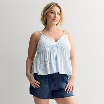 Juniors' Plus Size SO® Molded Cup Camisole